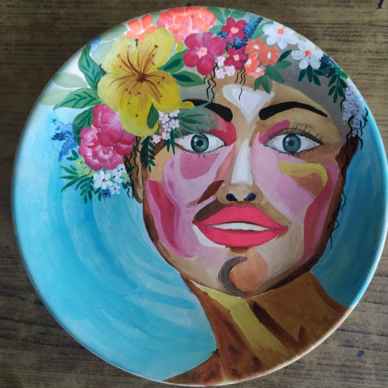 Hand Painted Wall Plate - 2021