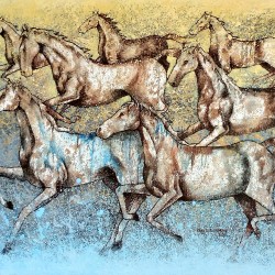 Horses in Rain Horses in Rain